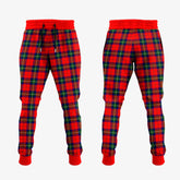 Ruthven Modern Tartan Crest Jogger Sweatpants
